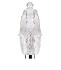 Aurora wall sconce in clear crystal, chrome finish - Lalique